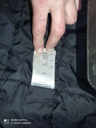 Chaqueta Ternua Negra Gore tex L hombre