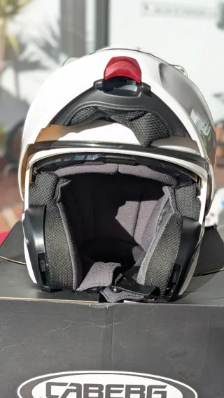 Casco de moto blanco Caberg