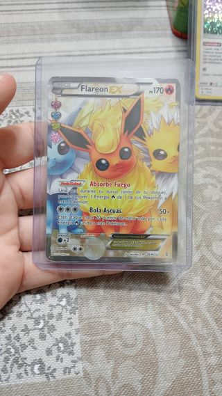 Flareon EX Generations sin calificar, en español.