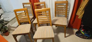 Mesa comedor extensible + 5 sillas