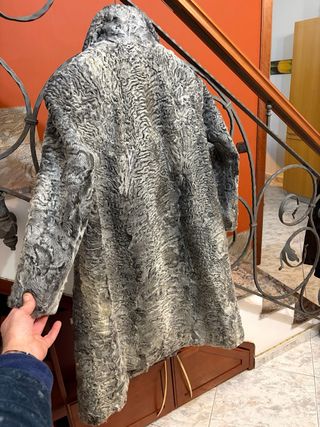 Cappotto donna in lana di agnello vintage