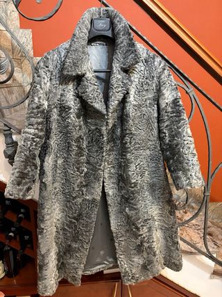 Cappotto donna in lana di agnello vintage