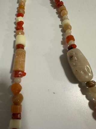 Collana lunga pietre naturali vintage