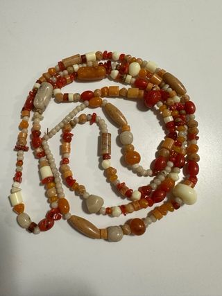 Collana lunga pietre naturali vintage