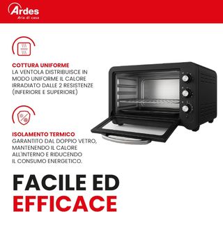 Ardes Magnus 45L Forno Elettrico Ventilato