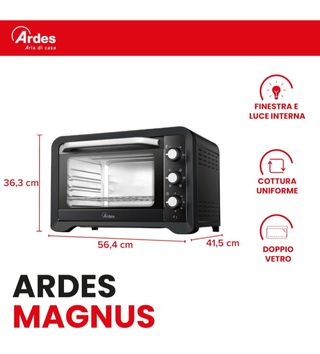 Ardes Magnus 45L Forno Elettrico Ventilato