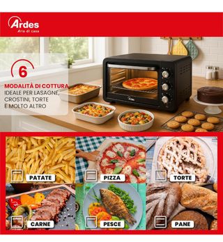 Ardes Magnus 45L Forno Elettrico Ventilato
