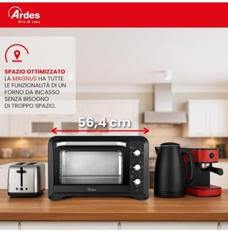 Ardes Magnus 45L Forno Elettrico Ventilato
