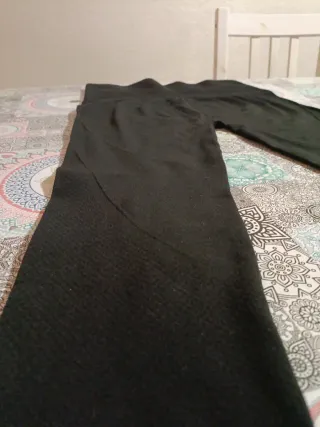 Leggins para deporte negro y azul marino