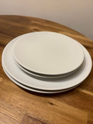 Pack Platos IKEA Porcelana Blanca