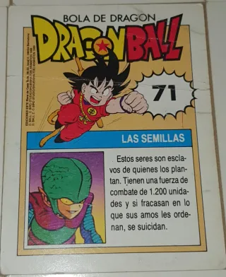Cromos Dragon Ball Colección