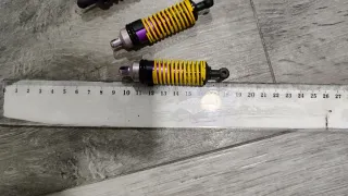 Amortiguadores RC Bycmo (2 amarillos, 2 negros)