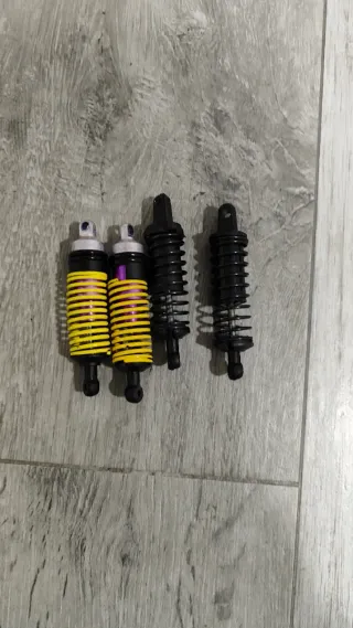 Amortiguadores RC Bycmo (2 amarillos, 2 negros)