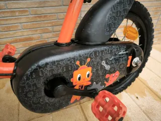 Bicicleta infantil naranja