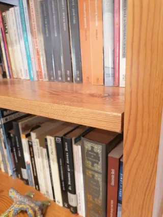 Estantería de madera de pino