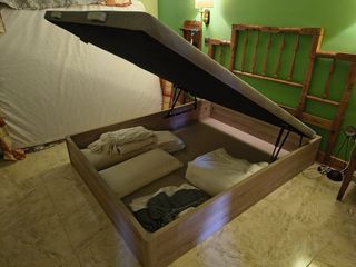 Canapé 150x190 Madera y Tela