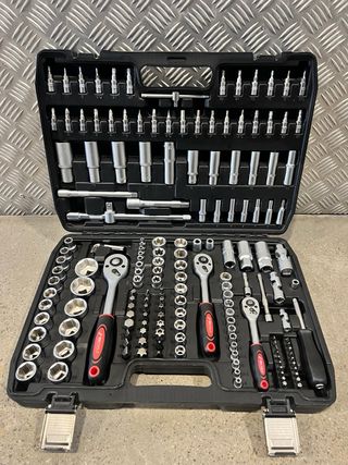 Maletín de Herramientas 171PC Juego Llaves De Vaso