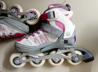 Patines Oxelo Rosa Blanco Talla 35-38