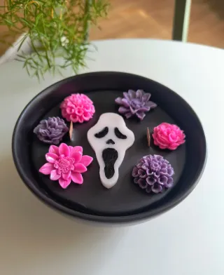 Candela Ghostface Scream arancia, mandarino pepe