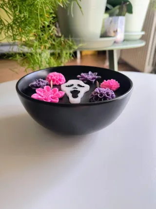 Candela Ghostface Scream arancia, mandarino pepe