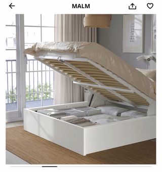 Canapé abatible IKEA 160x200 blanco