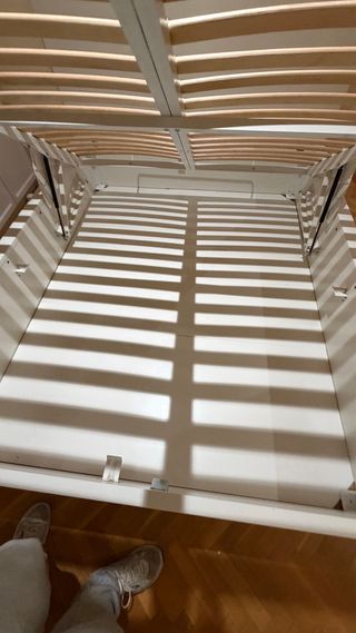 Canapé abatible IKEA 160x200 blanco