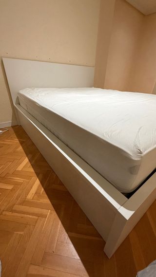 Canapé abatible IKEA 160x200 blanco