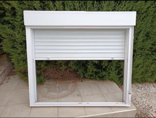 Ventana aluminio climalit con cerradura