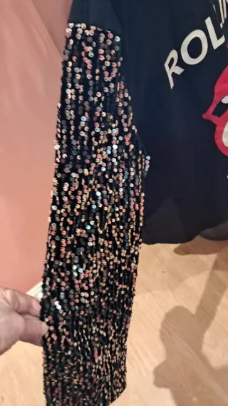 Sudadera Rolling Stones Lentejuelas