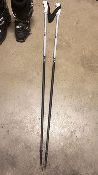 Botas y palos de esqui