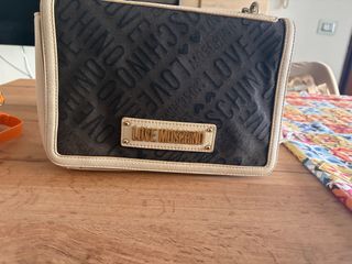 Borsa Love Moschino Beige e Nera