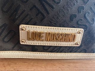 Borsa Love Moschino Beige e Nera