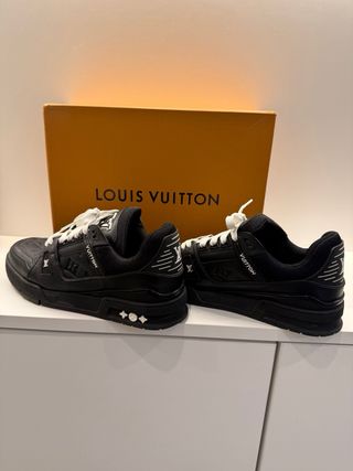 Zapatillas Louis Vuitton Trainer Negras Blancas