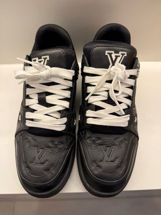 Zapatillas Louis Vuitton Trainer Negras Blancas