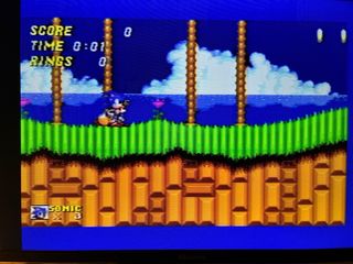 Sonic 2 - Mega Drive + poster