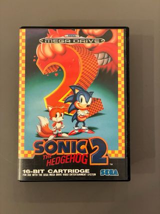 Sonic 2 - Mega Drive + poster