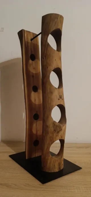 Portabottiglie in legno di design