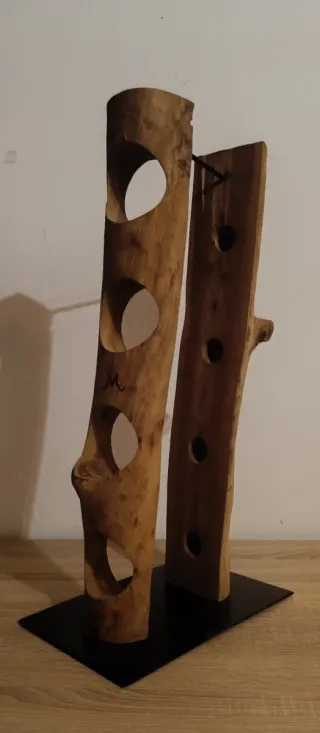 Portabottiglie in legno di design