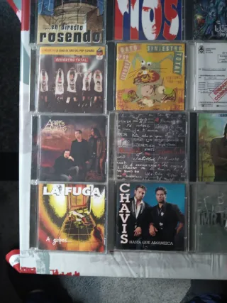 Lote 12 CDs Rosendo, Miguel Ríos, Mago de Oz, etc.