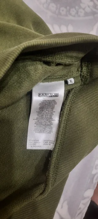 Sudadera Napapijri Verde Bandera Noruega