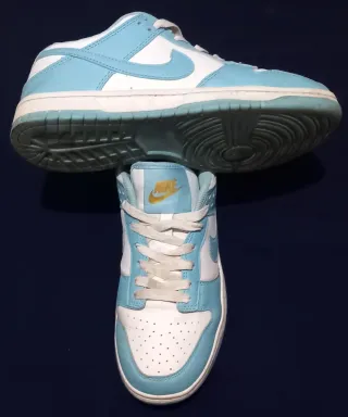 Zapatillas Nike Dunk Low Azul Blanco