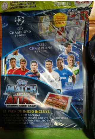 Pack Match Attax Champions 2015/16 tin +ball+album