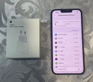 iPhone 13 256GB 100% salud de bateria!