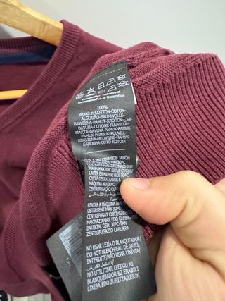 Camisola V Pedro del Hierro Vermelha