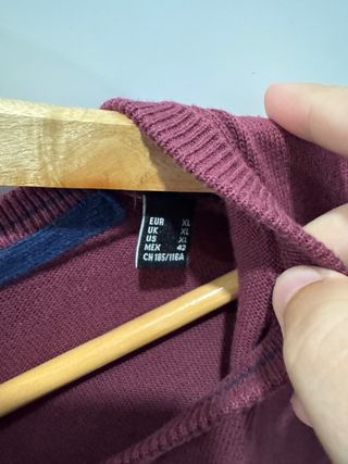 Camisola V Pedro del Hierro Vermelha