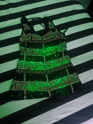 Vestido Bebe fiesta lentejuelas S