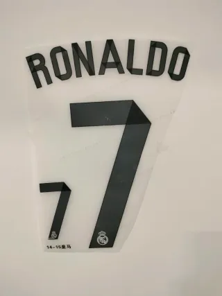 Dorsal Ronaldo 7 Real Madrid Retro