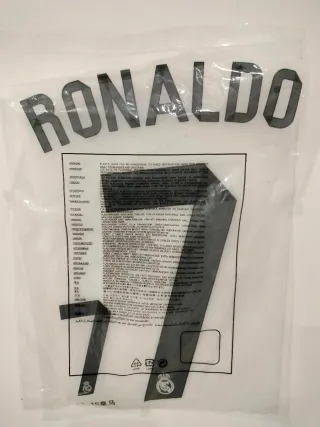 Dorsal Ronaldo 7 Real Madrid Retro