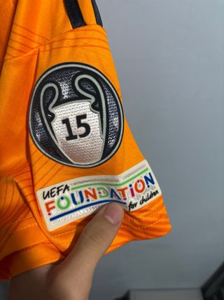 Camiseta Real Madrid Adidas Naranja Talla L