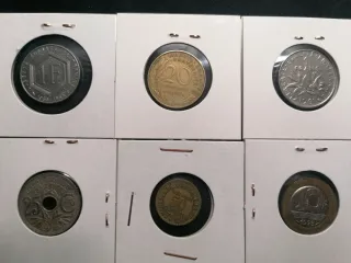 Lote N° 9 Monedas Antiguas Francia